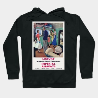 Imperial Airways Vintage Poster 1936 Hoodie